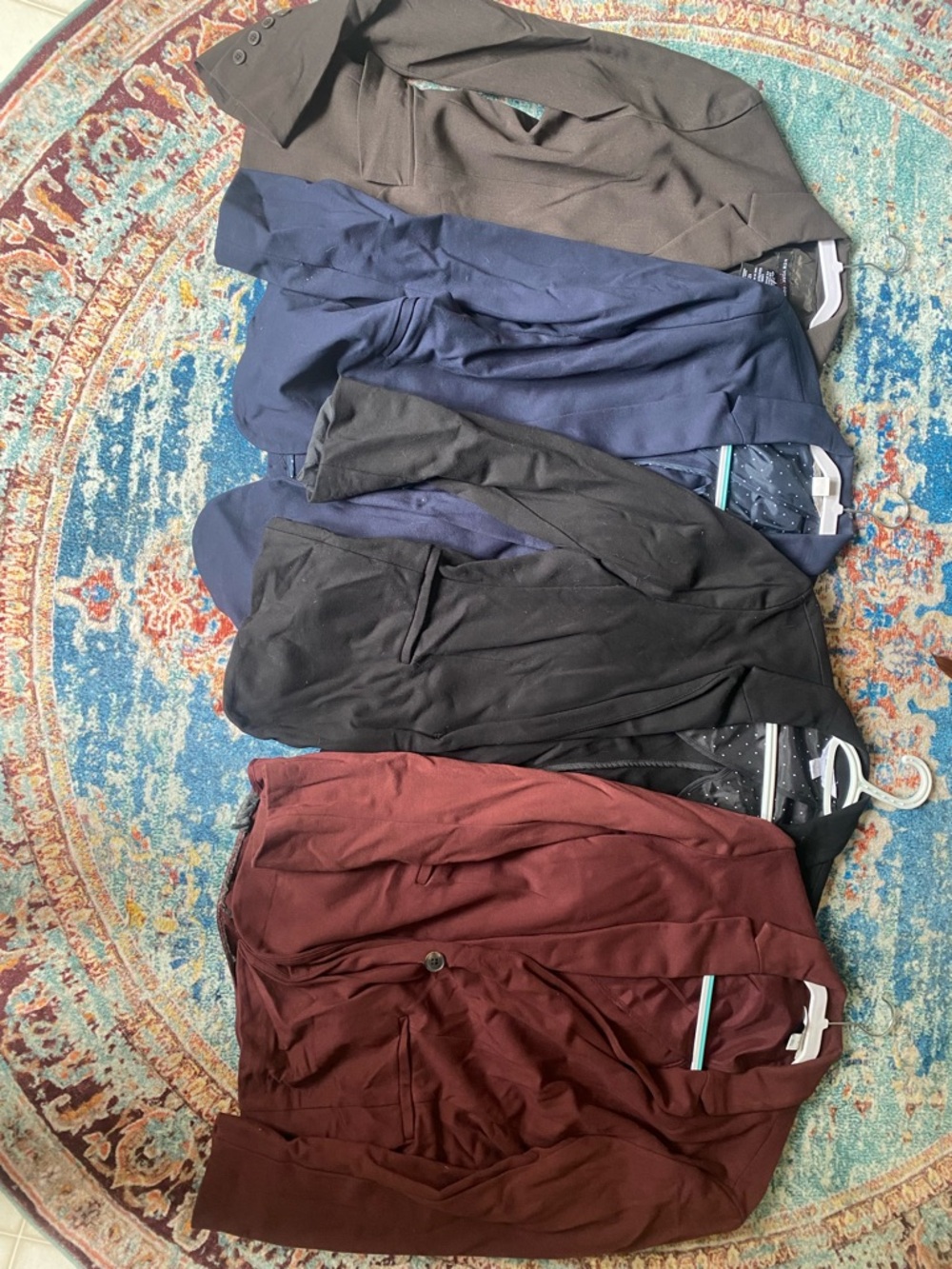 Assorted Women's Blazers - Navy, Black, Burgundy, Grey